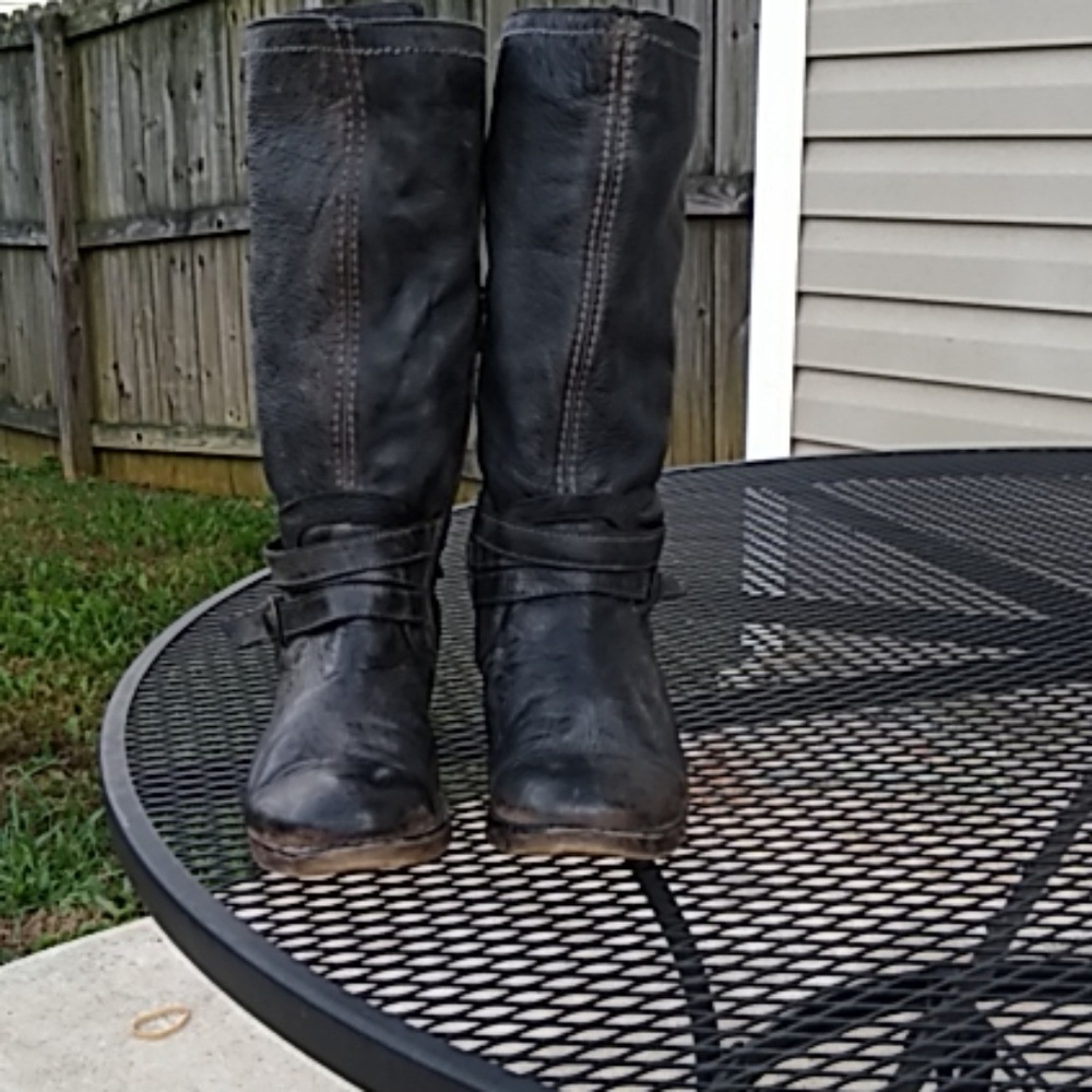 Bed Stu women's boots size 8.5 w/ back lace up dark fairy goth - Picture 4 of 8